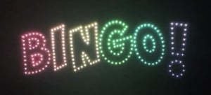 An image from the Ho-Chunk Gaming show featuring the word "Bingo!"