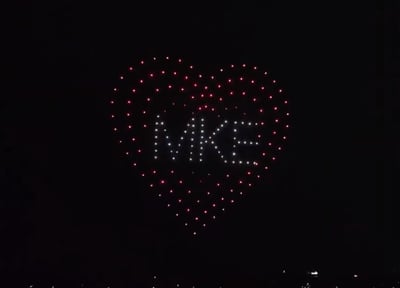 An image from the Milwaukee Lakefront show featuring the logo.