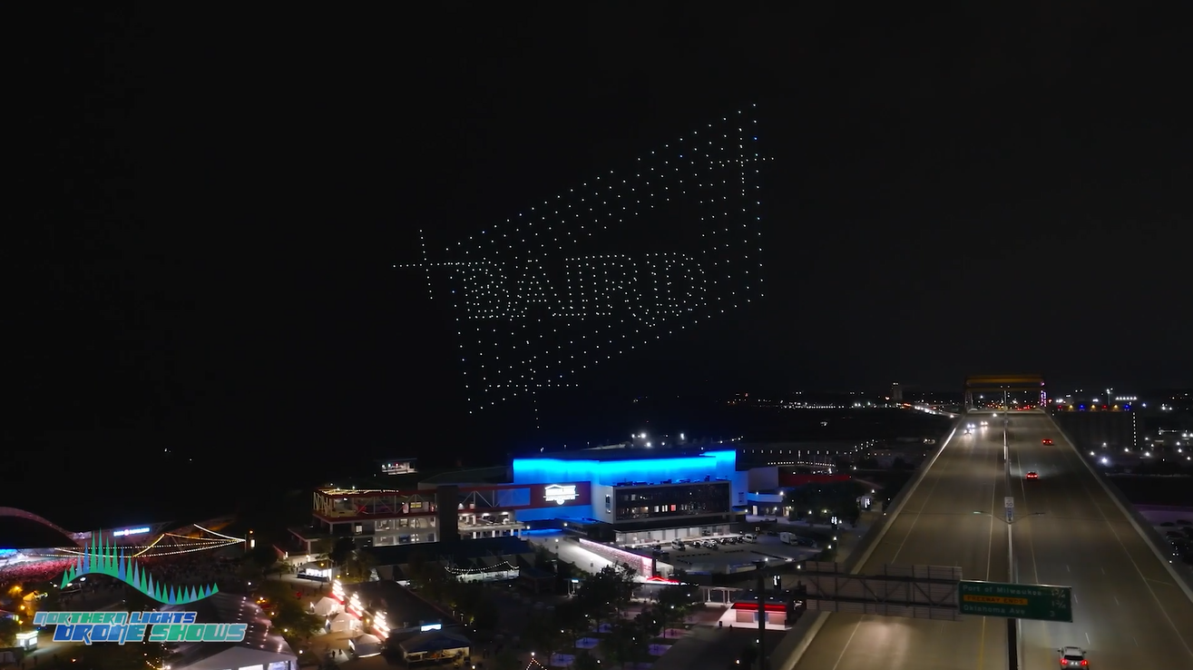 An image depicting a Baird logo during a corporate event at night. An image depicting a Baird logo during a corporate event at night.