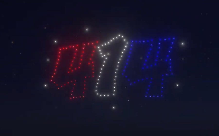An image from an NLDS drone show featuring the 414 area code that appeared in the NLDS Milwaukee County Fourth of July show. An image from an NLDS drone show featuring the 414 area code that appeared in the NLDS Milwaukee County Fourth of July show.