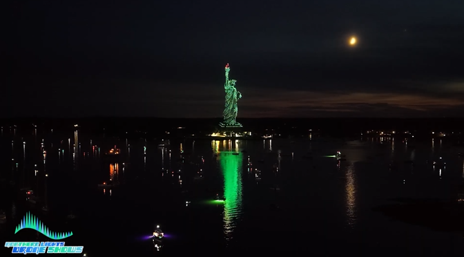 An image from the Boothbay Harbor show featuring the Statue of Liberty. An image from the Boothbay Harbor show featuring the Statue of Liberty.