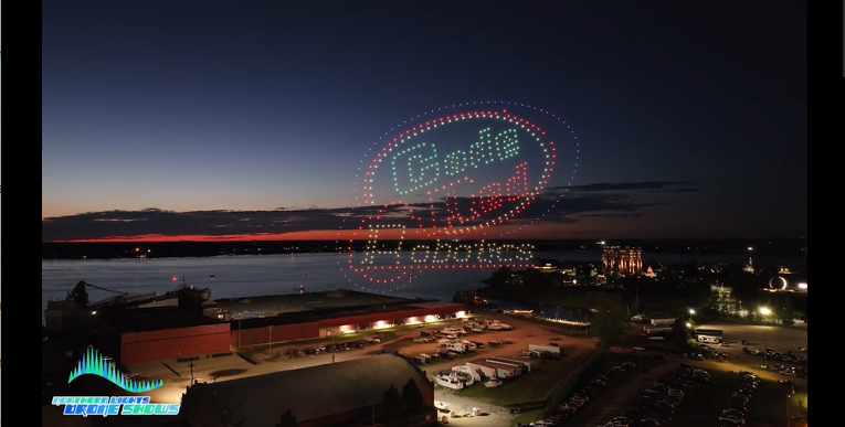 An image from the NLDS Celebration of Service show featuring one of the sponsors' logos.
