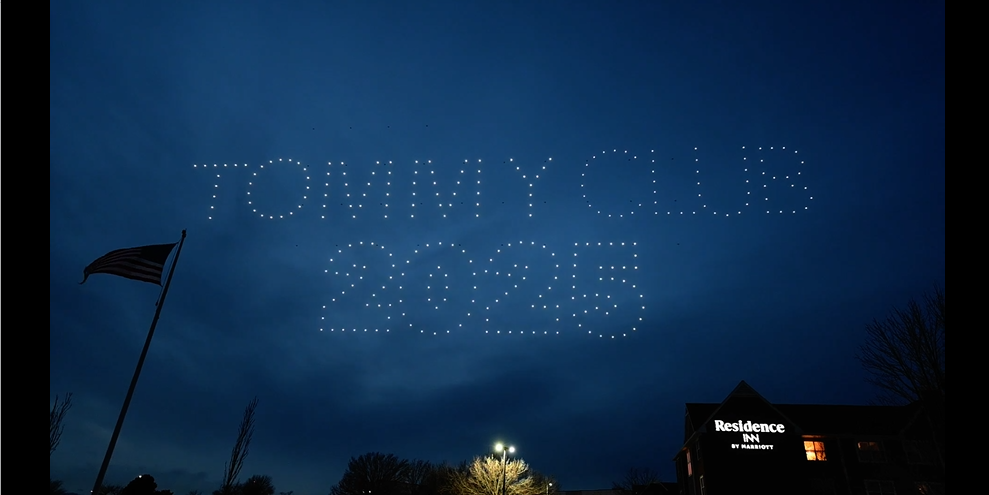 An image from the NLDS Tommy Club show featuring the logo.