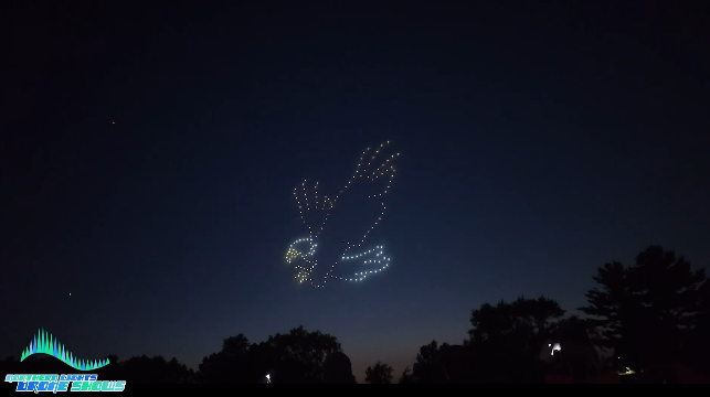 An image from the NLDS New Berlin show featuring a swooping eagle.