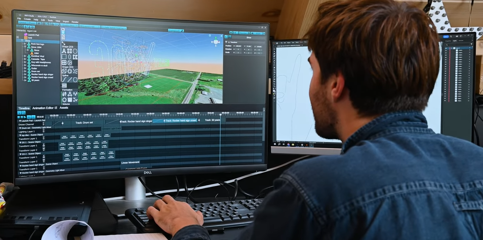 An image of an NLDS designer demonstrating the design process.