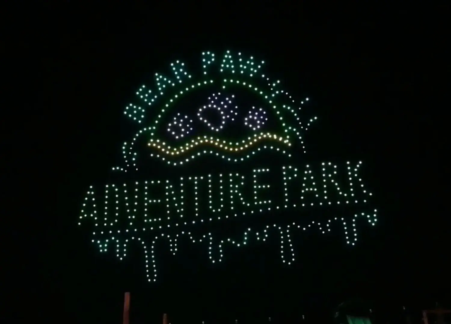 An image from the 2025 BCI Grand Opening show featuring the logo for Bear Paw Adventure Park.