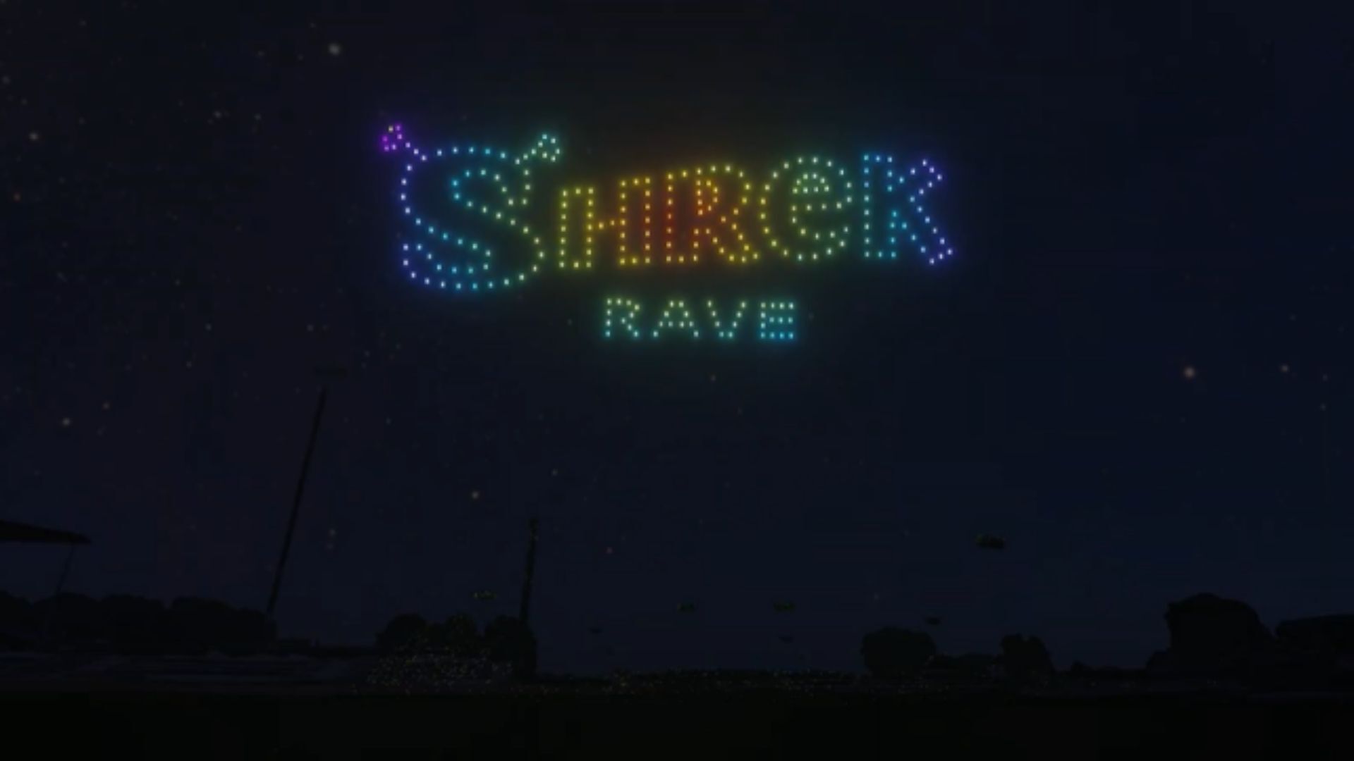 An image from the Madison Mallards Shrek Rave show featuring the logo of the event.