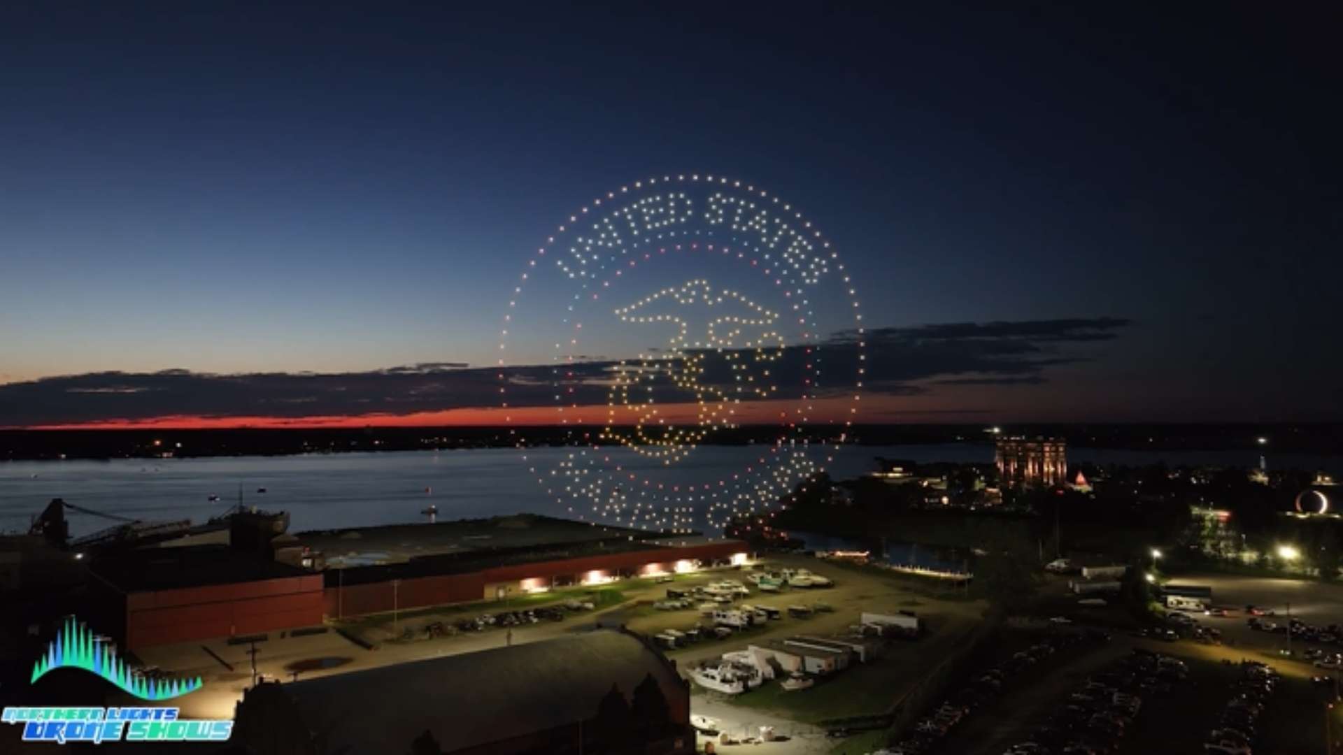 An image from the Celebration of Service NLDS show featuring the Marine Corps insignia. An image from the Celebration of Service NLDS show featuring the Marine Corps insignia.